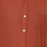 SREY – Cotton Blend Slim Fit Mustard Men’s Casual Shirt - Image 4